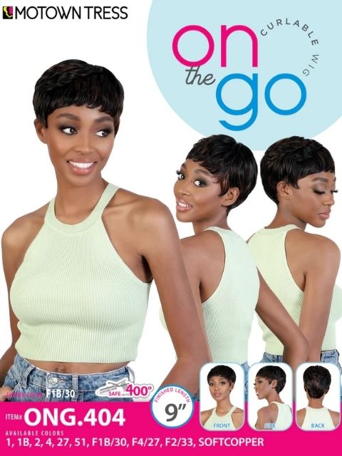 Motown Tress Curlable On The Go Wig ONG.404"