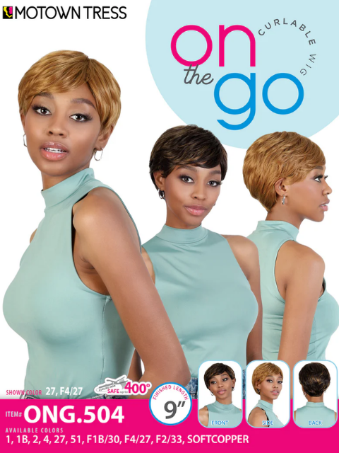 Motown Tress Curlable On The Go Wig -ONG.504