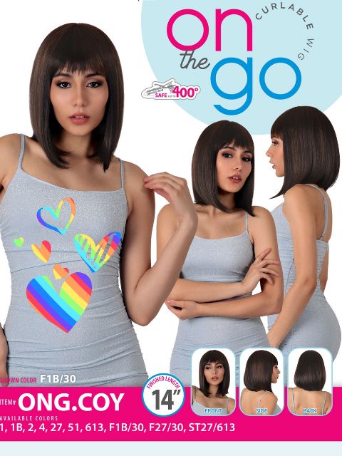 Motown Tress Curlable On The Go Wig ONG.COY"