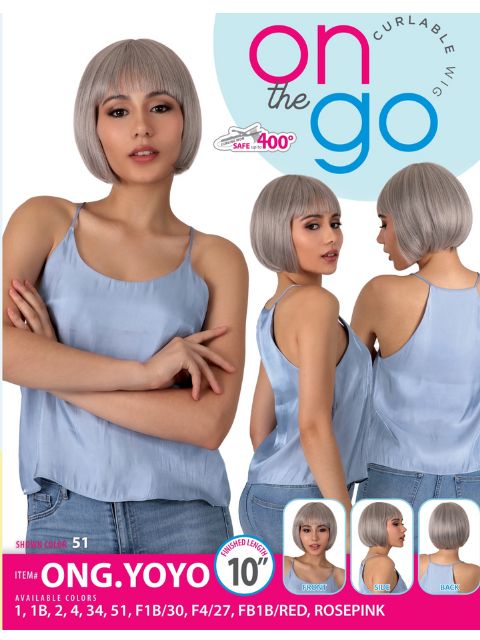 Motown Tress Curlable On The Go Wig ONG.YOYO"