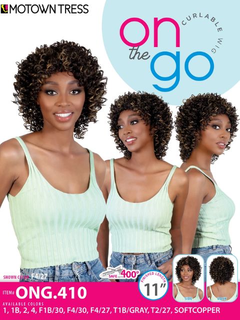 Motown Tress Curlable On The Go Wig -ONG.410