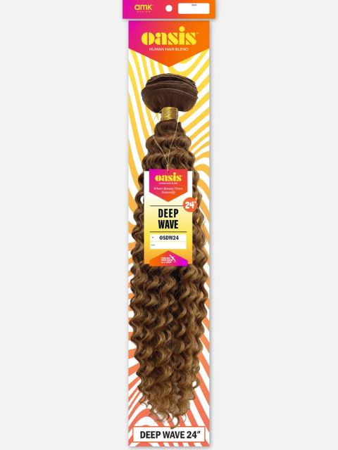 Vivica A Fox Oasis 100% Human Hair Blend Bulk Weave OASIS DEEP WAVE 24"