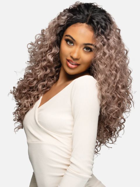 Vivica A Fox Oasis Human Hair Blend 100% Full Hand-Tied 13x4 OSHF-241" HD Lace Front Wig