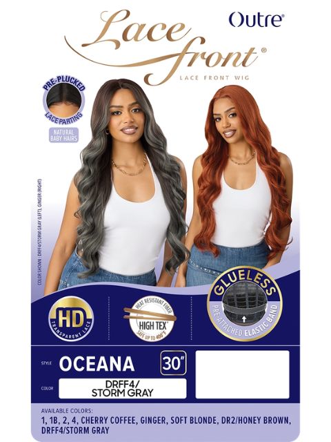 Outre HD Transparent Glueless Lace Front OCEANA" Wig