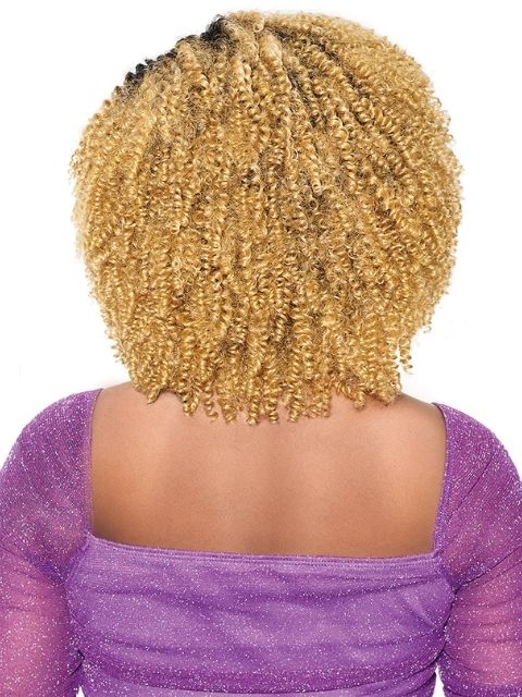 Outre Premium Purple Pack Brazilian Boutique Weave - OH SO KINKY CURLY 5PCS + 4" Deep Lace Closure
