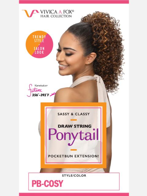 Vivica A Fox Pocket Bun Extension Drawstring PB-COSY" Ponytail