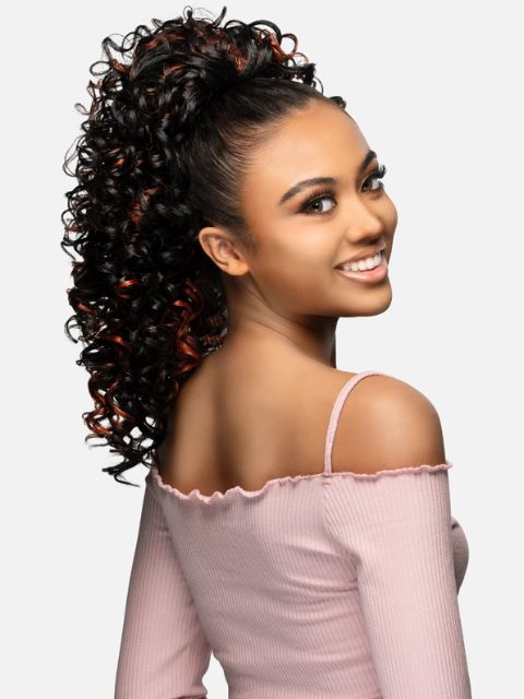 Vivica A Fox Pocket Bun Extension Drawstring B-LOREN" Ponytail