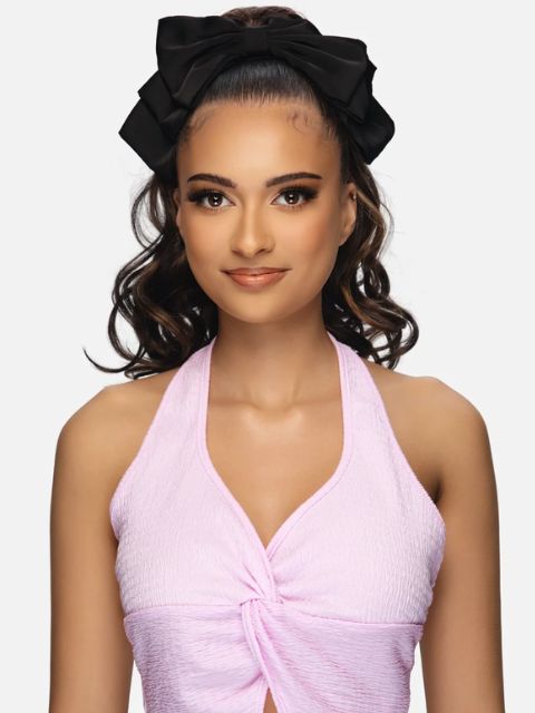 Vivica A Fox Pocket Bun Extension Drawstring PB-RIBBON" Ponytail
