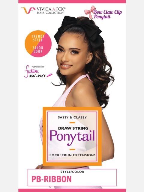 Vivica A Fox Pocket Bun Extension Drawstring PB-RIBBON" Ponytail