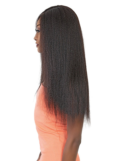 Janet Collection 100% Remy Human Hair Deep Part HD Lace Wig - PERM YAKY *SALE