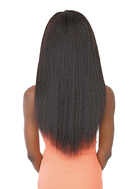 Janet Collection 100% Remy Human Hair Deep Part HD Lace Wig - PERM YAKY *SALE