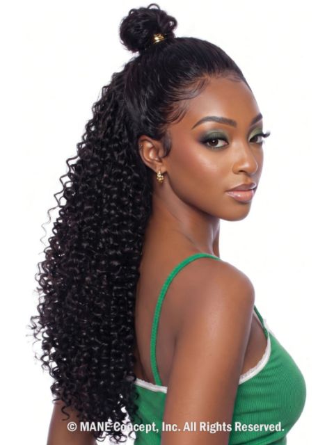 Mane Concept Pristine Green Diamond 100% Human Hair - (PGD304XXS-XXL) WATER WAVE"