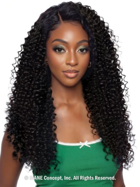 Mane Concept Pristine Green Diamond 100% Human Hair - (PGD304XXS-XXL) WATER WAVE"