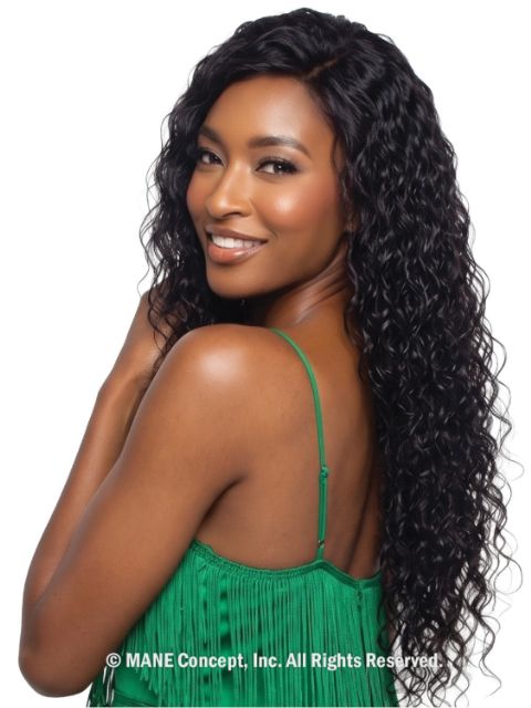 Mane Concept Pristine Green Diamond 100% Human Hair WNW DEEP WAVE" (PGD305)