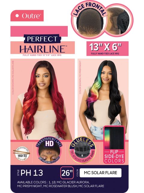 Outre Perfect Hairline Fully Hand-Tied 13X6 Glueless PH 13"  HD Lace Front Wig