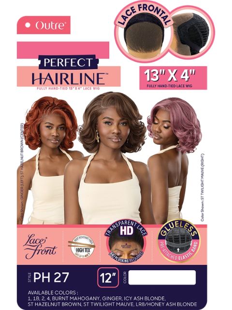 Outre Perfect Hairline Fully Hand-Tied 13X6 Glueless PH 27" HD Lace Front Wig