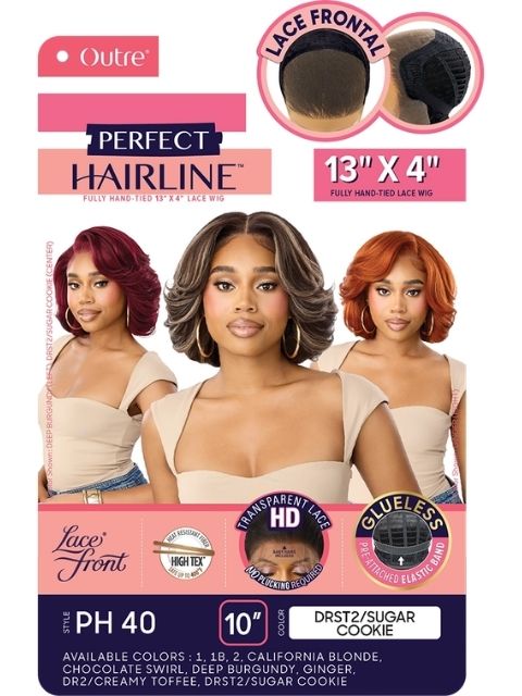 Outre Perfect Hairline Fully Hand-Tied 13X4 Glueless HD PH 40" Lace Front Wig