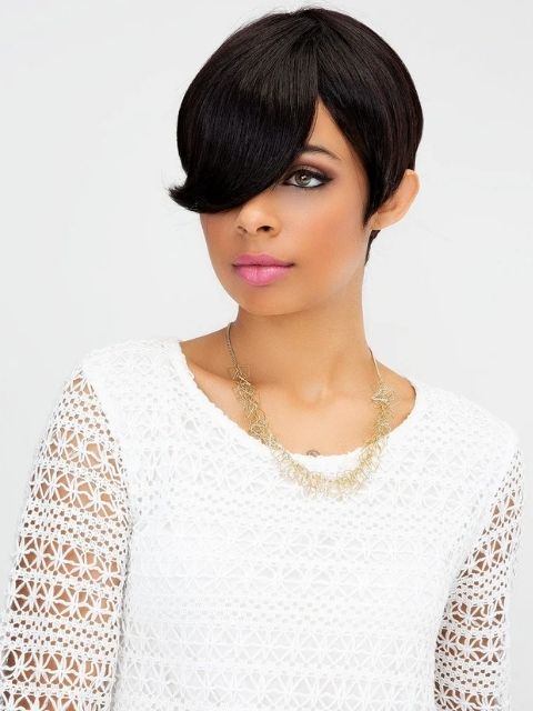 Femi Collection Pixie Cut 100% Human Hair PIXIE CUT 2"4"6" Weave