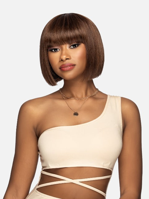 Vivica A Fox 100% Premium Human Hair Pure Comfort Cap Wig - PRETTY