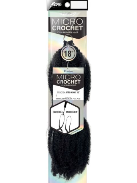 Mane Concept Micro Crochet 100% Human Hair-AFRO KINKY 18" PRHC104