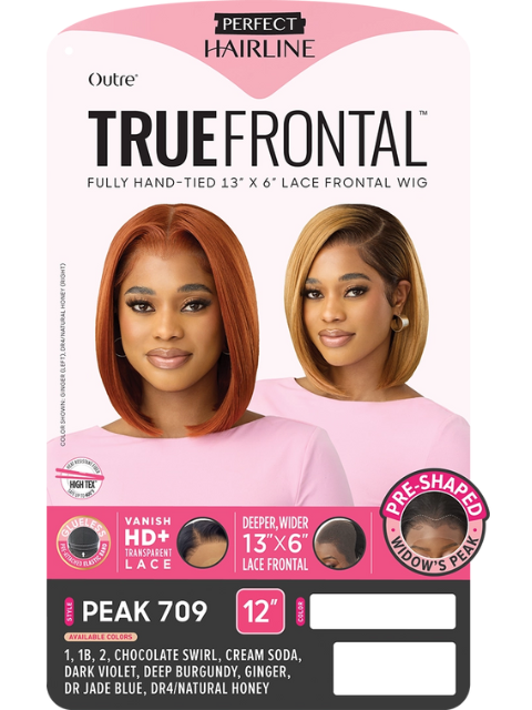 Outre Perfect Hairline TrueFrontal Fully Hand-Tied 13X6  Lace Front Wig  - PEAK 709