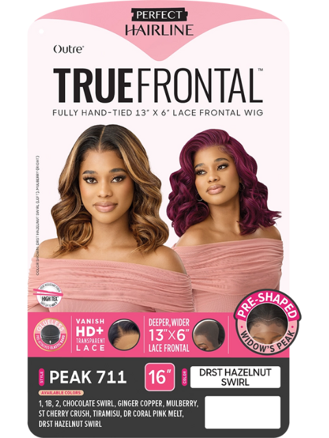 Outre Perfect Hairline TrueFrontal Fully Hand-Tied 13X6  Lace Front Wig  - PEAK 711