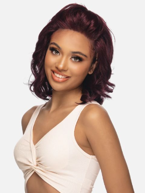 Vivica A Fox Pre-Cut 6x5 Blowout Deeep Lace Front Wig-FINGER ROLL"