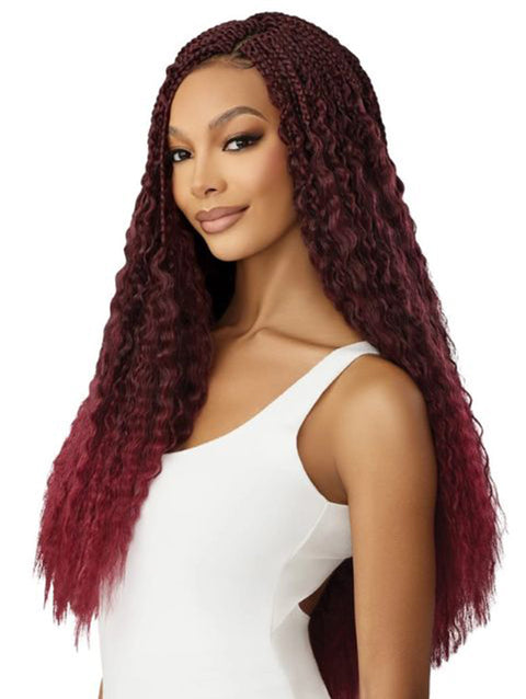 Outre X-Pression Twisted Up Crochet Braid (Pre-loop) 3X WET & WAVY VIBE BOX BRAID 24"