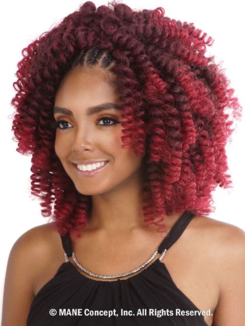 Mane Concept Afri Naptural Quick Curlon BECCA CURL Crochet Loop Braid 20 QCB20