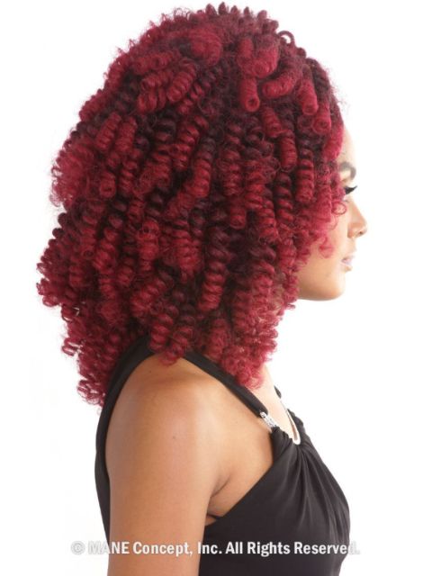 Mane Concept Afri Naptural Quick Curlon BECCA CURL Crochet Loop Braid 20 QCB20