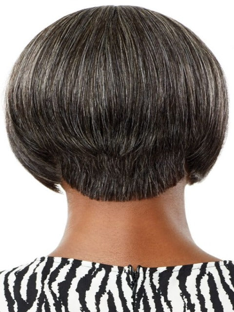 Outre Fab & Fly Gray Glamour 100% Human Hair Wig - HARRIET