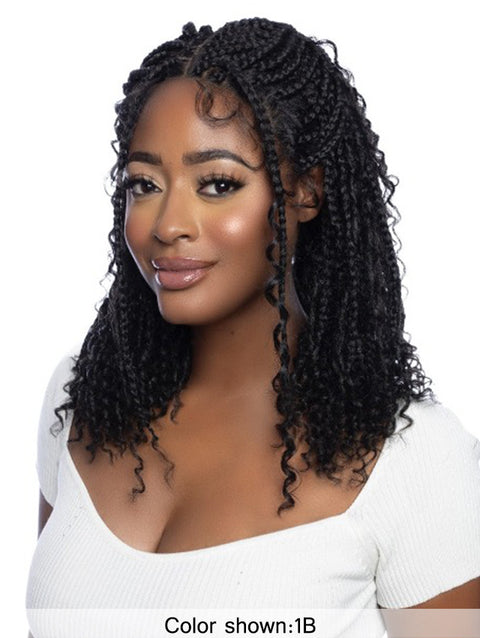 Mane Concept HD Inspire Braid 4x4 Free Part Lace Front Wig - RCHB210 BOHO BOX BRAID 16"