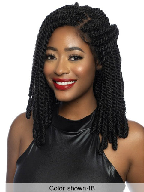 Mane Concept HD Inspire Braid 13x4 Free Part Lace Front Wig - RCHB211 INVISIBLE LOCS 14"