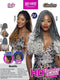 Mane Concept HD Inspire Braid 4x4 Free Part Lace Front Wig - RCHB212 BOUNCY FRENCH CURL 24"