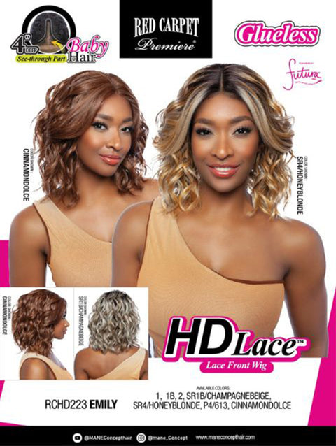 Mane Concept Red Carpet 4" Deep Part HD Lace Front Wig - RCHD223 EMILY