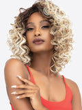 SALE! Janet Collection Natural Curly Reagan Wig
