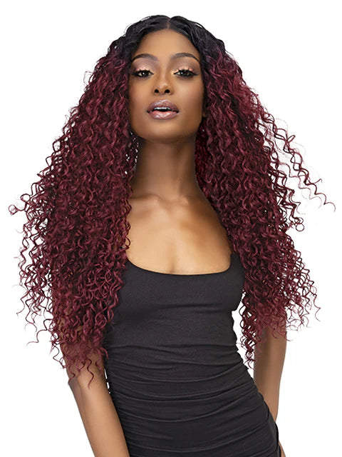 Janet Collection Remy Illusion NEW BOHEMIAN 3pcs 14"16"18" Bundle + 4x4 Closure