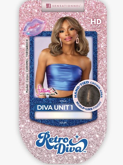 Sensationnel Retro Diva HD Lace Parting Wig -DIVA UNIT 1