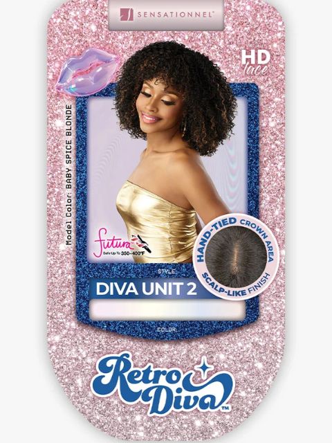 Sensationnel Retro Diva HD Lace Parting Wig -DIVA UNIT 2