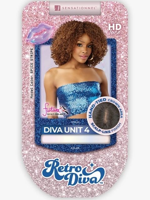 Sensationnel Retro Diva HD Lace Parting Wig -DIVA UNIT 4
