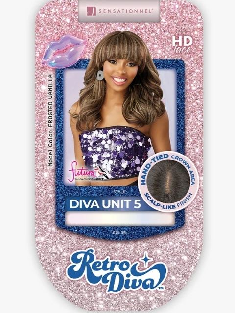 Sensationnel Retro Diva HD Lace Parting Wig -DIVA UNIT 5