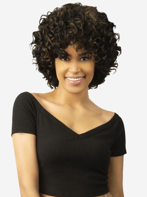 R&B RJ Park Human Blended RJ-JENIE" Full Cap Wig