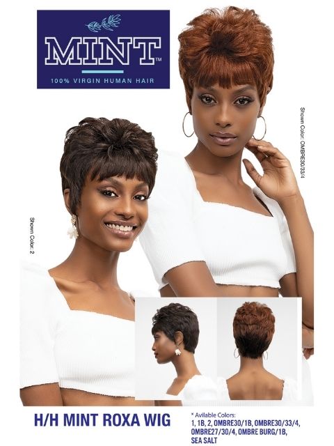 Femi Collection Mint 100%  Human Hair Wig -ROXA