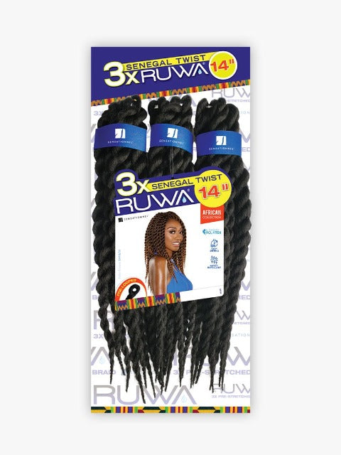 Sensationnel African Collection 3X RUWA SENEGAL TWIST 14"