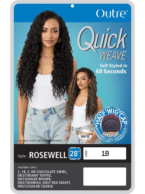 Outre Quick Weave ROSEWELL" Half Wig