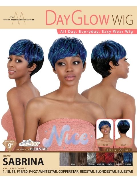 Motown Tress Premium Collection Day Glow Wig SABRINA"