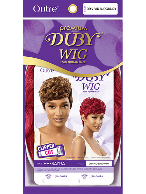 Outre Premium Duby Clipper Cut Human Hair Wig - SAYRA