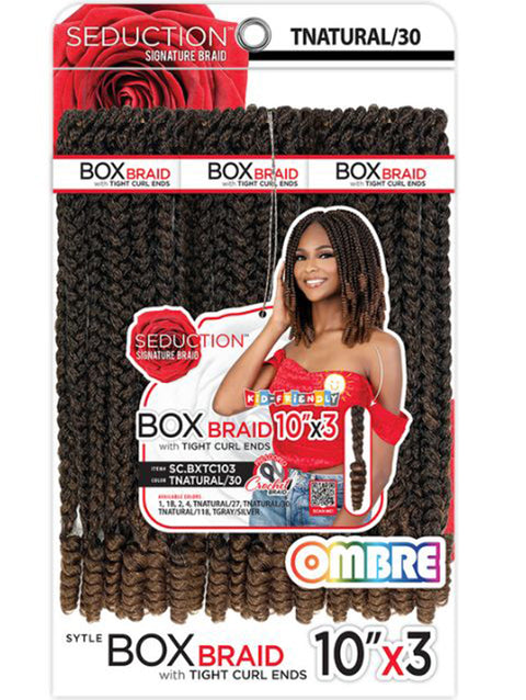 Seduction Signature Box Braid  10"X3 Crochet Braid SC.BXTC103