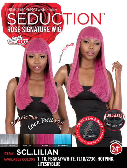Seduction Rose Signature HD Crown Lace Part Wig - SCL.LILIAN