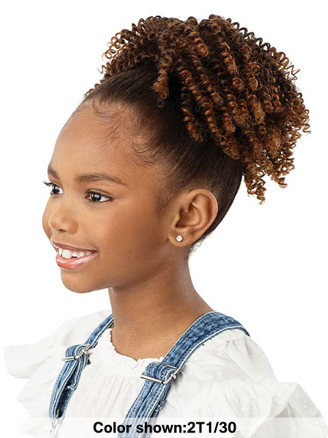 Outre Lil Looks Premium Synthetic Drawstring Ponytail - SPRINGY COILS 8